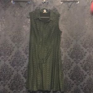 Green dress